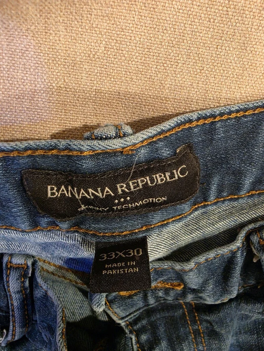 Mens 33x30 Banana Republic Skinny Jeans